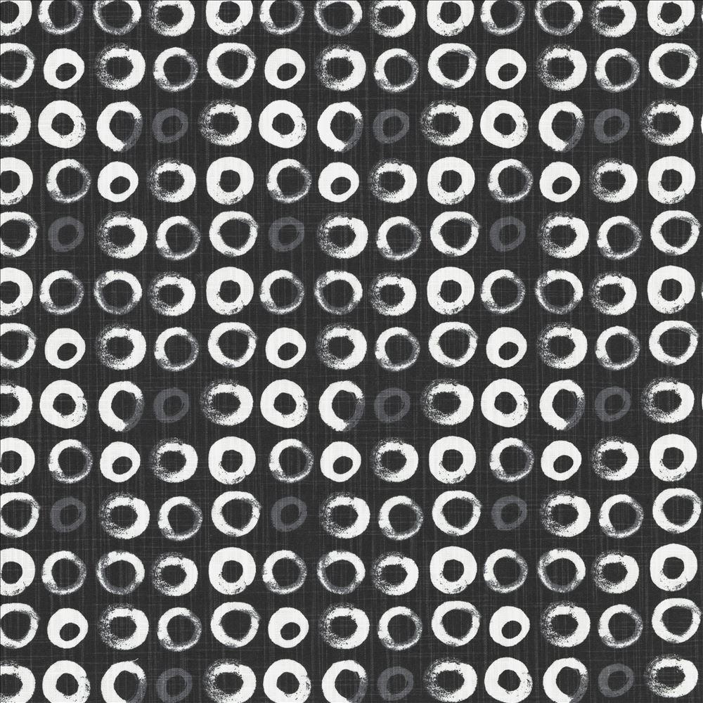 Kasmir Addison Circle Ink Fabric