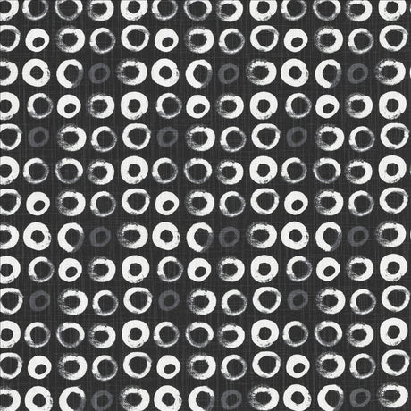 Kasmir Addison Circle Ink Fabric