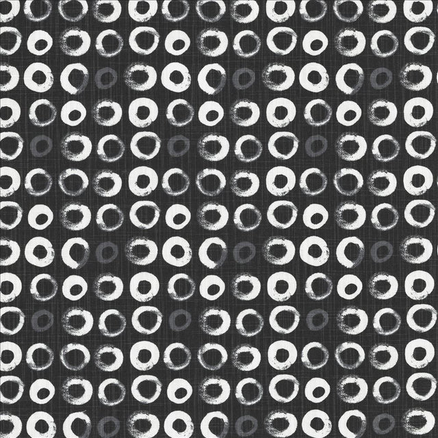 Kasmir Addison Circle Ink Fabric