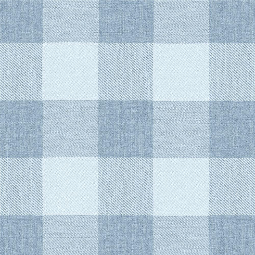 Kasmir Athena Check Sky Fabric