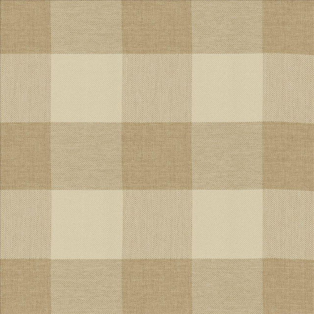 Kasmir Athena Check Wheat Fabric
