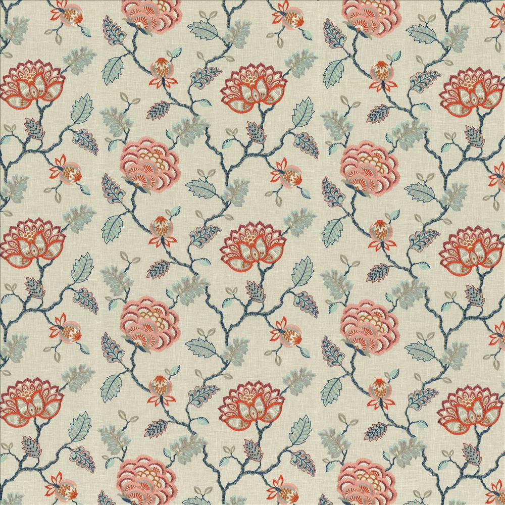 Kasmir Grand Bouquet Sorbet Fabric
