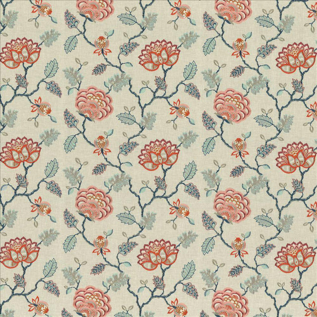 Kasmir Grand Bouquet Sorbet Fabric