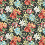 Kasmir Haiku Floral Pewter Fabric