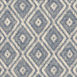 Kasmir Modern Diamond Indigo Fabric