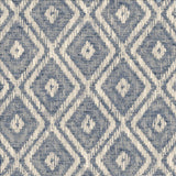 Kasmir Modern Diamond Indigo Fabric