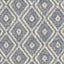 Kasmir Modern Diamond Indigo Fabric