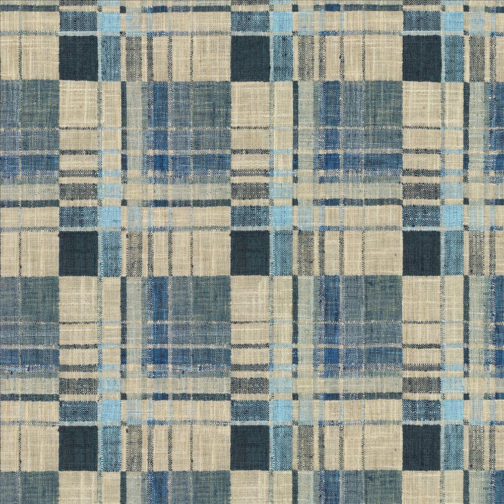 Kasmir Plaidington Seaglass Fabric