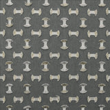 Kasmir Playful Gunmetal Fabric