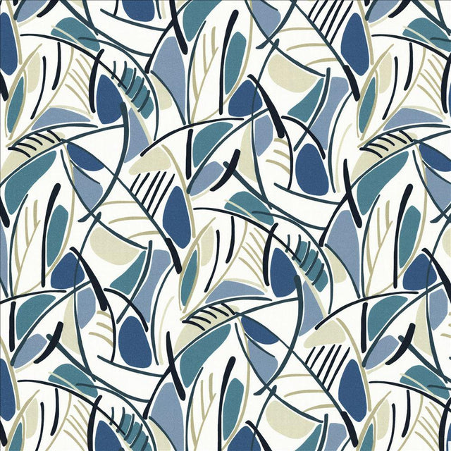 Kasmir Stepping Stone Cobalt Fabric