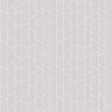 Brewster Home Fashions Angle Geometric Grey Wallpaper