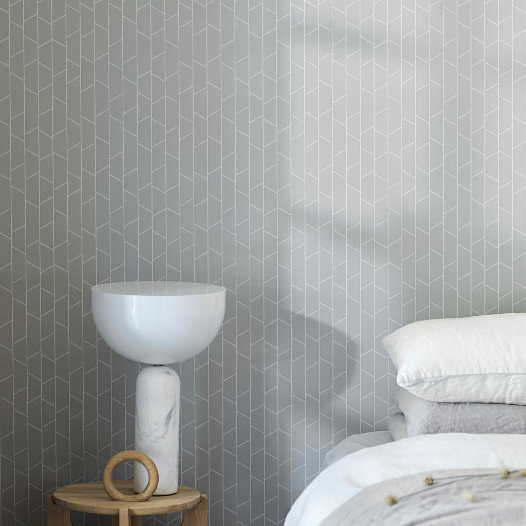 Borastapeter Angle Grey Wallpaper