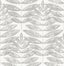 A-Street Prints Akira Grey Leaf Wallpaper