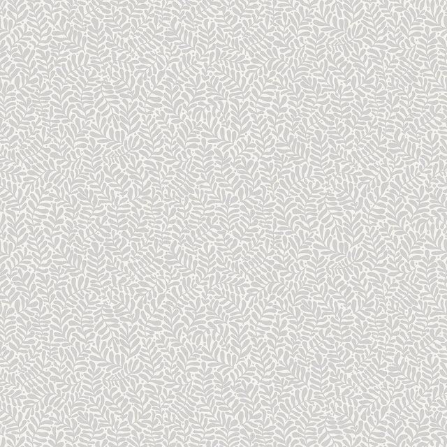 A-Street Prints Anna Light Grey Fern Trail Wallpaper