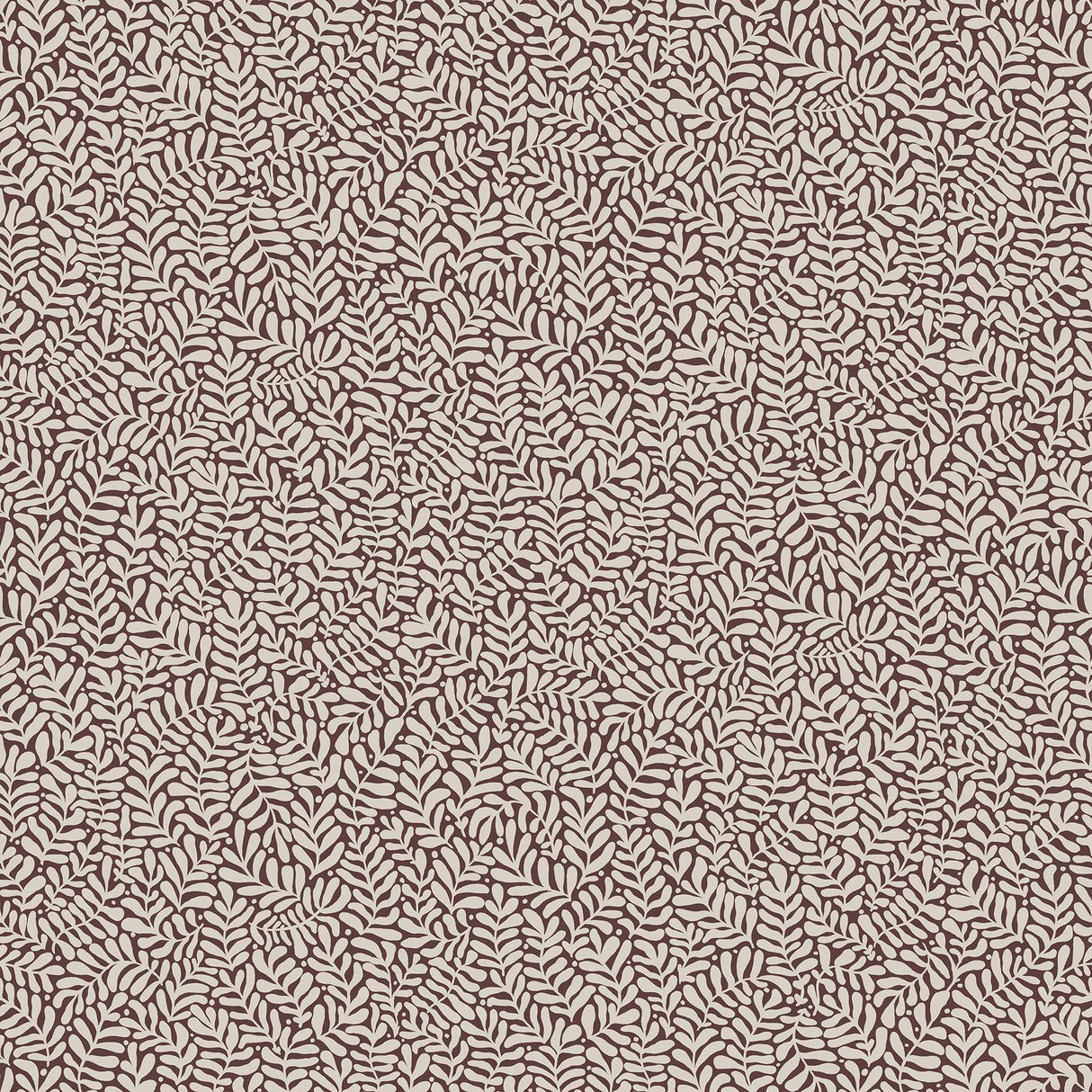 A-Street Prints Anna Purple Fern Trail Wine Wallpaper