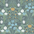 A-Street Prints Froso Turquoise Garden Damask Wallpaper