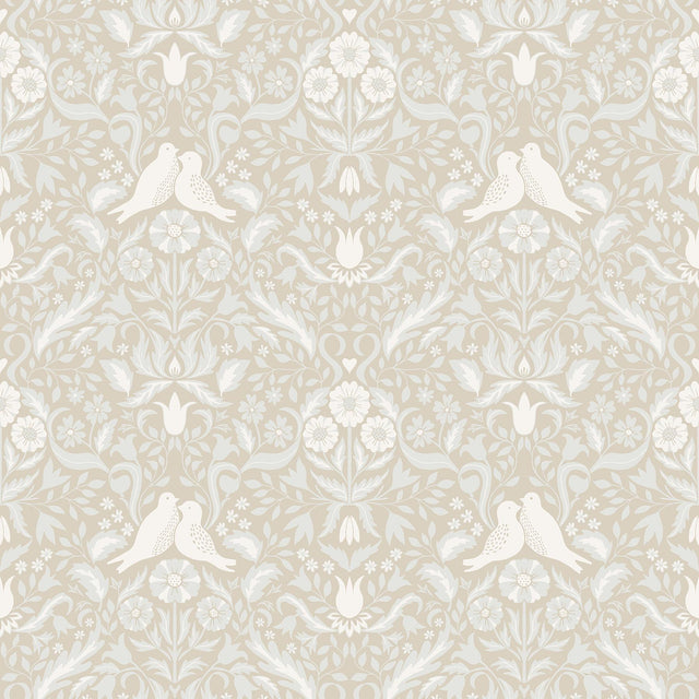 A-Street Prints Niki Beige Country Kitsch Wallpaper