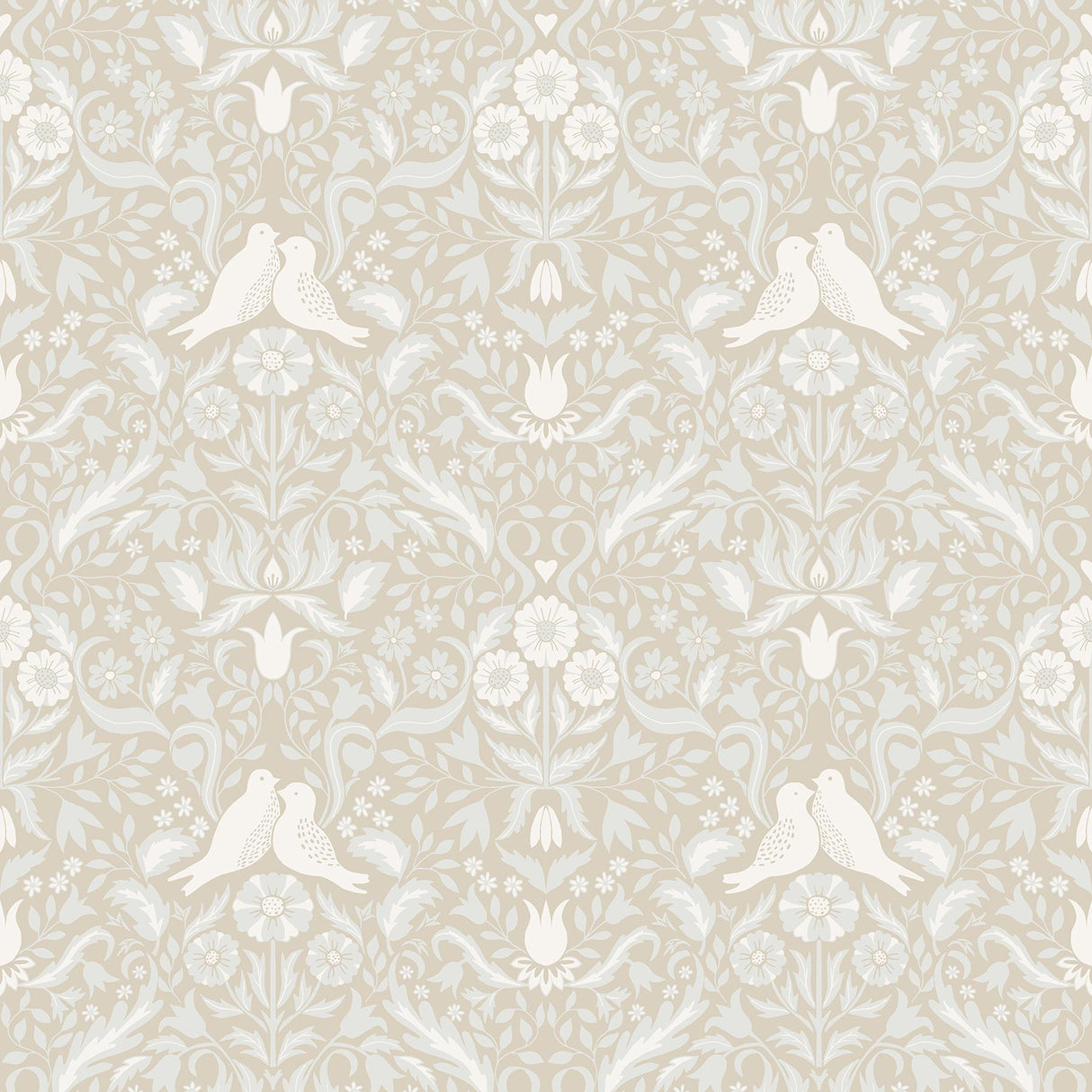 A-Street Prints Niki Country Kitsch Beige Wallpaper
