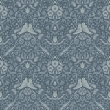 A-Street Prints Niki Country Kitsch Blue Wallpaper
