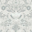 A-Street Prints Ostanskar Light Grey Retro Floral Wallpaper