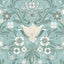 A-Street Prints Ostanskar Turquoise Retro Floral Wallpaper