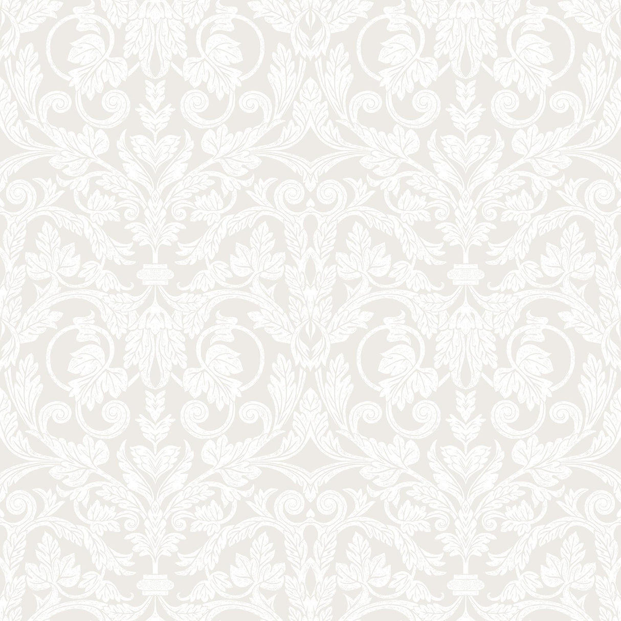 A-Street Prints Rosali Cream Scroll Damask Wallpaper