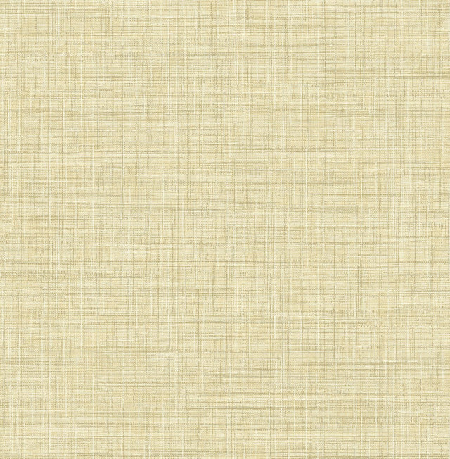 A-Street Prints Tuckernuck Gold Linen Wallpaper