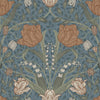 A-Street Prints Filippa Blue Tulip Wallpaper
