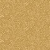 A-Street Prints Wilma Yellow Floral Block Print Wallpaper