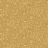 A-Street Prints Wilma Floral Block Print Yellow Wallpaper