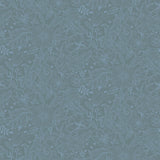 A-Street Prints Wilma Blue Floral Block Print Wallpaper