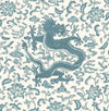 Brewster Home Fashions Peacock Chi'En Dragon Scalamandre Self Adhesive Wallpaper