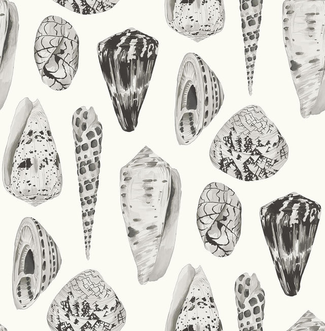 Brewster Home Fashions Graphite Coquina Scalamandre Self Adhesive Wallpaper