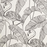 Brewster Home Fashions Mulholland Flamingo White Wallpaper