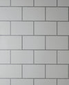 Brewster Home Fashions Metro White Tile Wallpaper