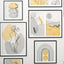 Brewster Home Fashions Krasner Mustard Gallery Wallpaper