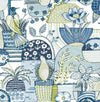 Brewster Home Fashions Blue Avriel Peel & Stick Wallpaper