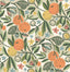 Brewster Home Fashions Ochre Clementine Garden Peel & Stick Wallpaper