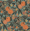 Brewster Home Fashions Teal Clementine Garden Peel & Stick Wallpaper