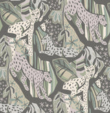 Brewster Home Fashions Cream Grey Cat Nap Peel & Stick Wallpaper