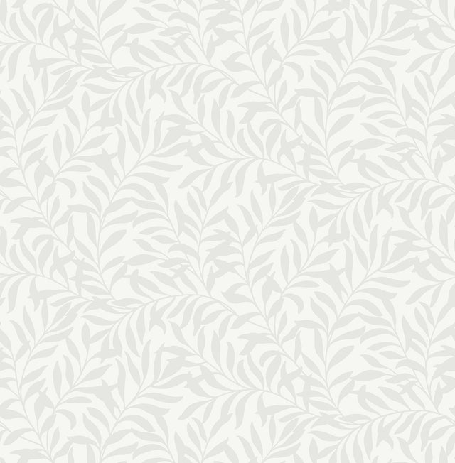 Brewster Home Fashions Salix Silver Leaf Wallpaper
