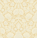 Brewster Home Fashions Bamburg Mustard Floral Wallpaper