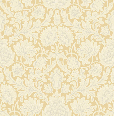 Brewster Home Fashions Bamburg Mustard Floral Wallpaper