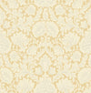 Brewster Home Fashions Bamburg Mustard Floral Wallpaper