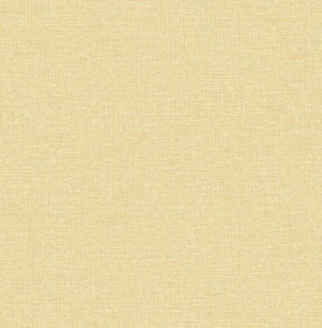 Brewster Home Fashions Glen Mustard Linen Wallpaper