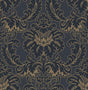 Brewster Home Fashions Windsor Blue Damask Wallpaper