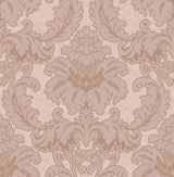 Brewster Home Fashions Windsor Pink Damask Wallpaper