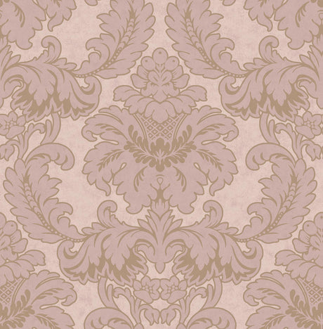 Brewster Home Fashions Windsor Damask Pink Wallpaper