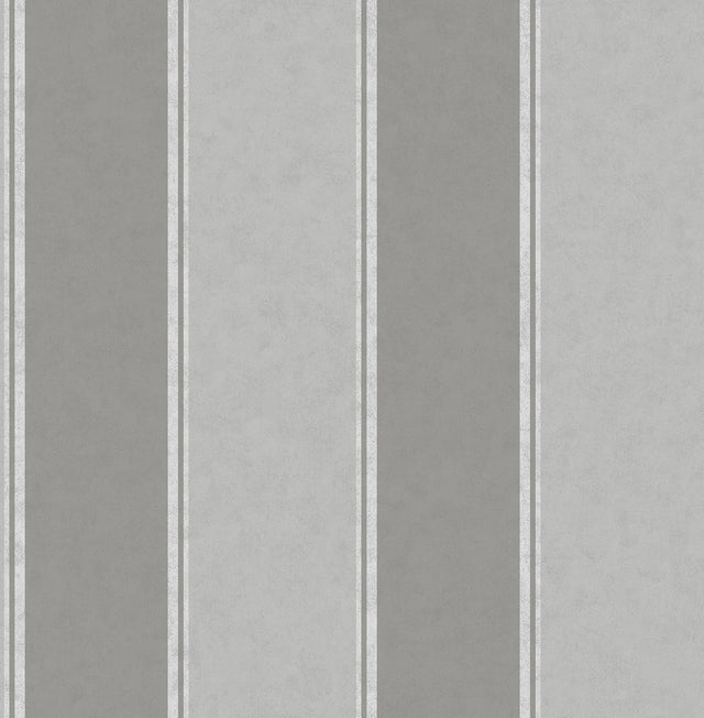 Brewster Home Fashions Rydia Grey Stripe Wallpaper