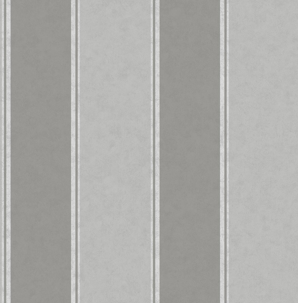 Brewster Home Fashions Rydia Stripe Grey Wallpaper